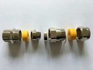 Stainless Steel Explosion Proof Cable Gland , IP54 Metal Cable Connectors