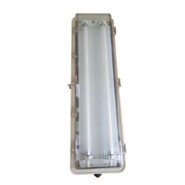 China T8 / T10 Explosion Proof Fluorescent Lighting , Cold White Tube Light Fixtures factory